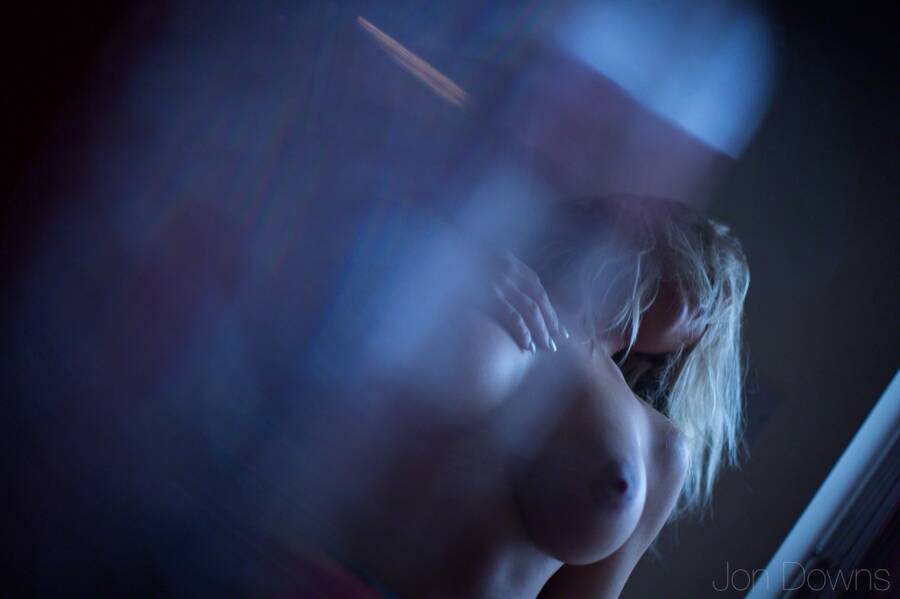 photographer Jon Downs topless modelling photo