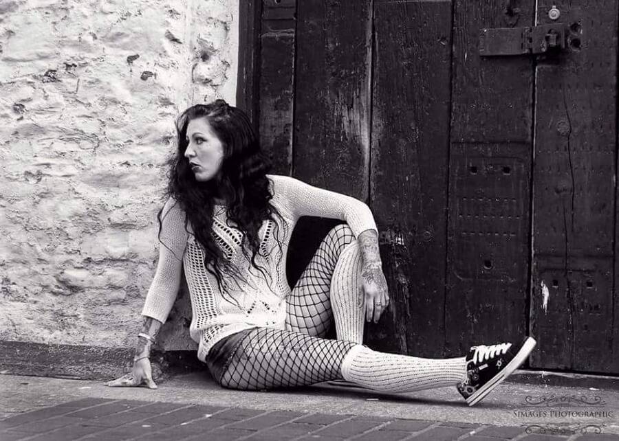 model Miss dark Angel model alternativefashion modelling photo taken at On location Brixham taken by Simages photographic