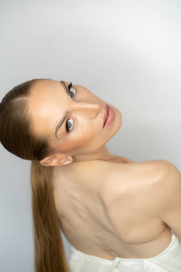 model Birgit hair modelling photo