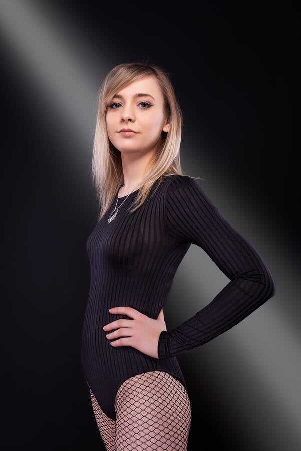 photographer MartinCPhotos glamour modelling photo taken at Home Studio Ealing with Charli