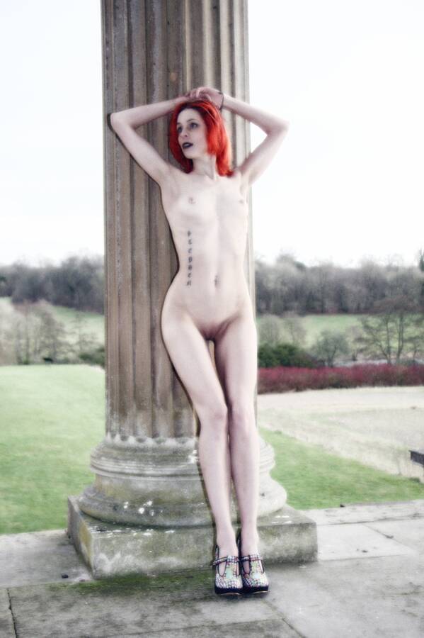 model Aurora nude modelling photo taken at Hampshire