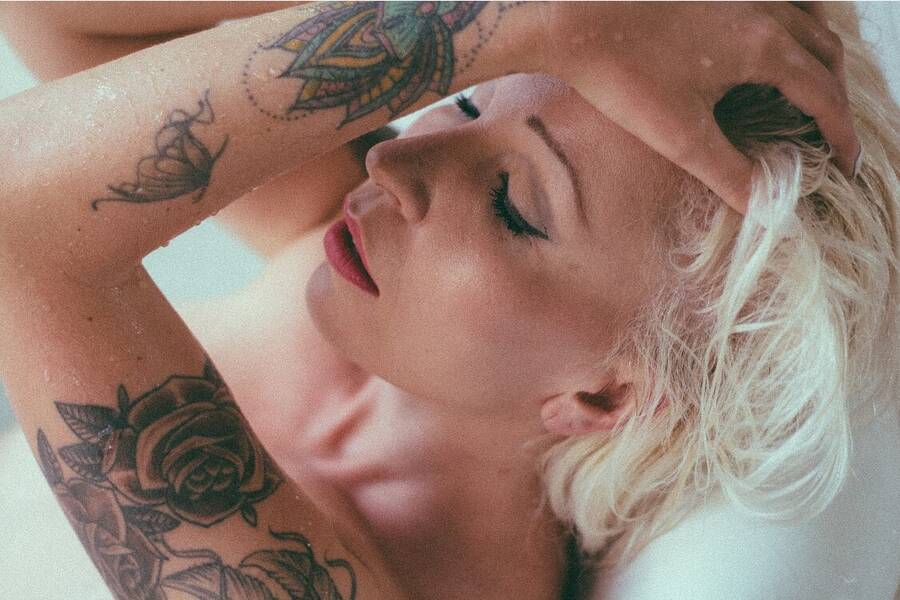 model tiinak implied nude modelling photo taken by AJ Garcia