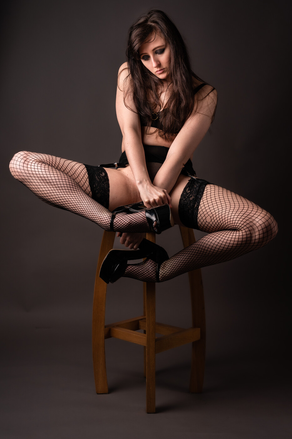 model ClaraSinclair lingerie modelling photo taken by @JAB
