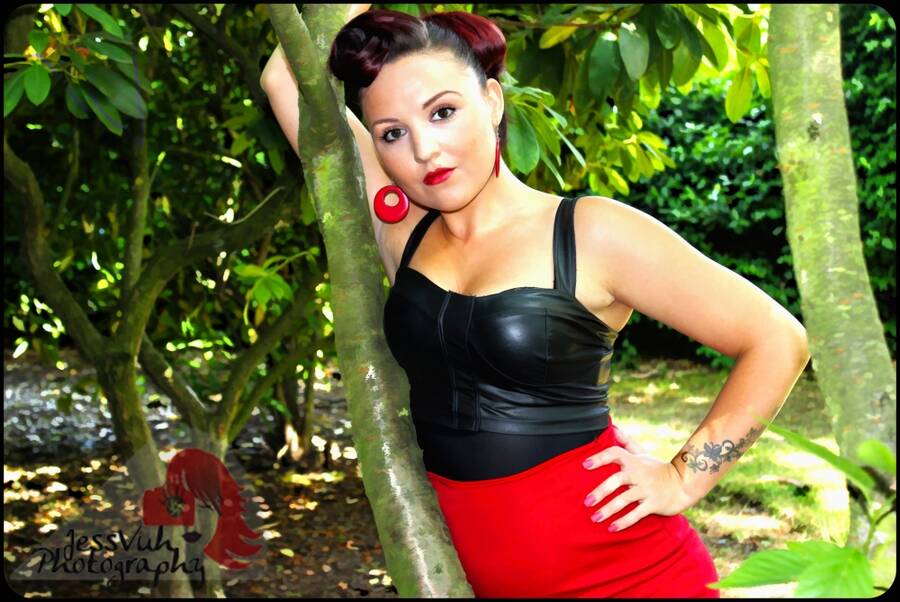 model pinkfish alternativefashion modelling photo taken by @JMayVuh. loved doing the rockabilly stylefirst ever attempt and went great  so happy with the outcome and some great pictures .