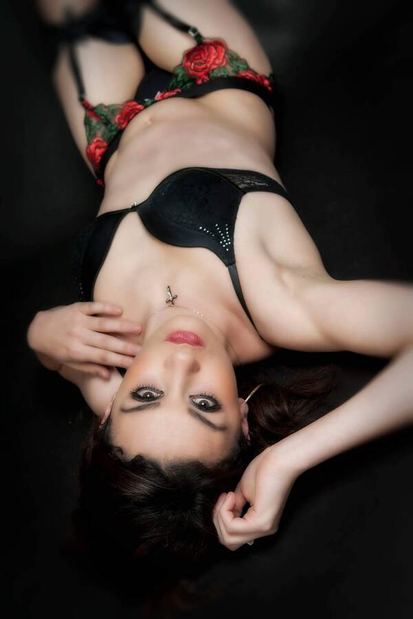 model PrincessDemi lingerie modelling photo taken by @NickTolley