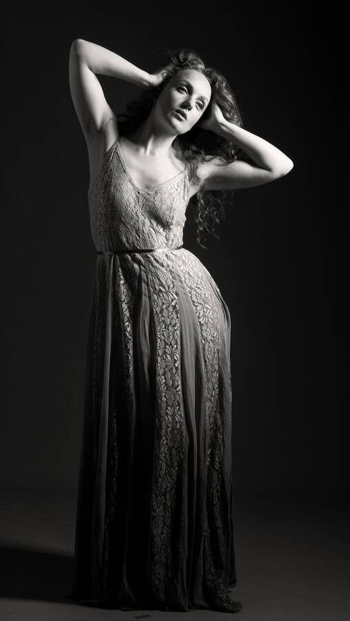 photographer pinkbuildingphotography fashion modelling photo taken at Pavilion Studio Bathgate with Ivory Flame