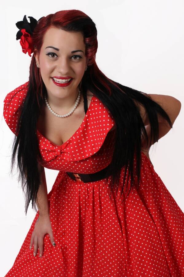 model Belle Amie pinup modelling photo taken by @Castlephotos