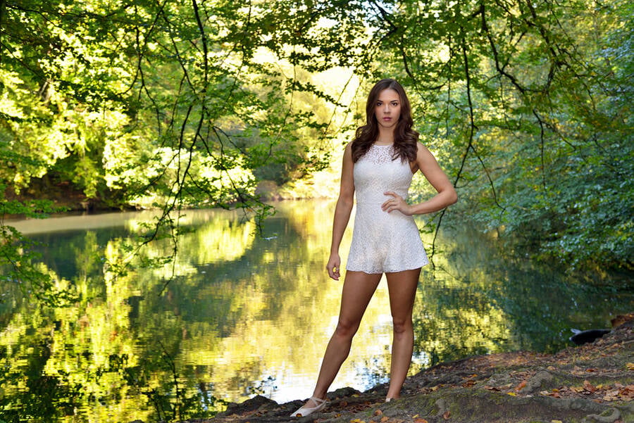 photographer Kiboko fashion modelling photo taken at Hampshire with Danielle Morrison
