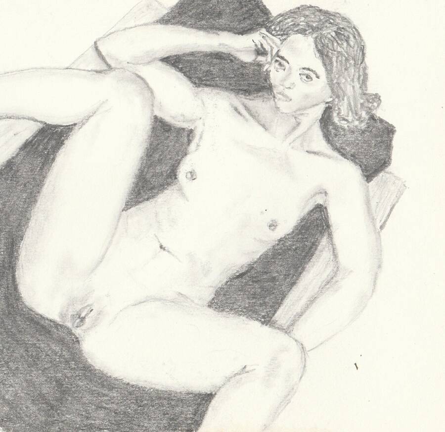artist Draw nude modelling photo