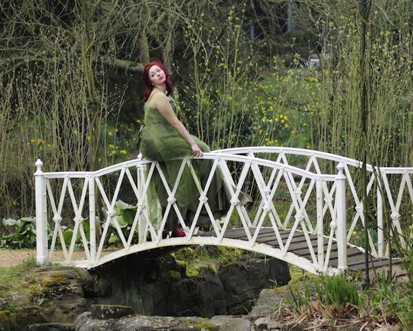 photographer HarryC fashion modelling photo taken at Swiss garden with @RubySecrets