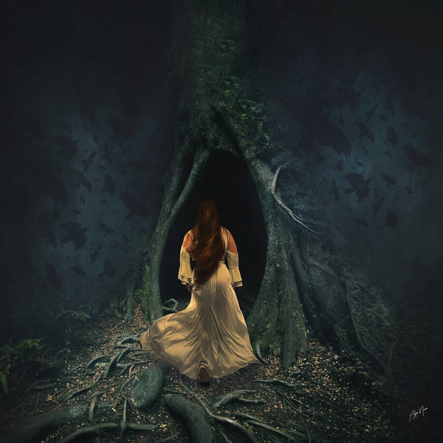 photographer Cielo Umano photomanipulation modelling photo. inspired by the work of brooke shaden.