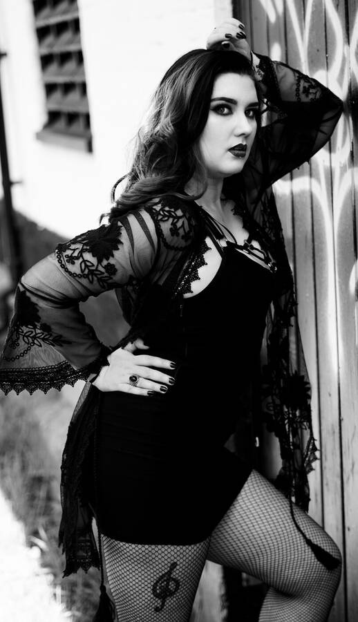 photographer Stenning alternativefashion modelling photo with @AmyJade