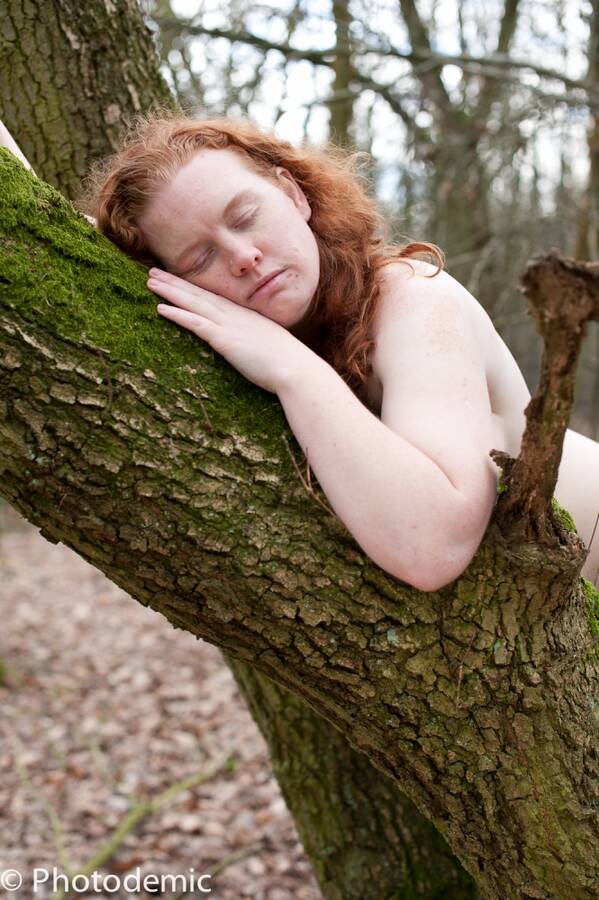 model Pure Warrior Maiden classic modelling photo. on location outdoors.