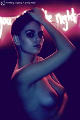 photographer Eds209 theme modelling photo with @Estrany. neon experiment with estrany neon by roccoco wonderland neon art.