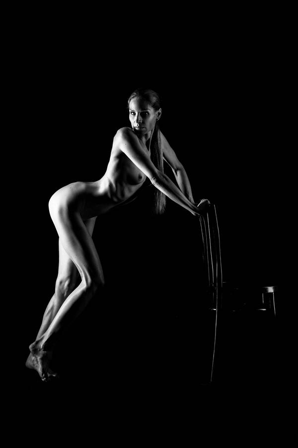model Birgit nude modelling photo