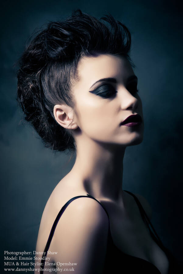 model Emilia Victoria hair modelling photo
