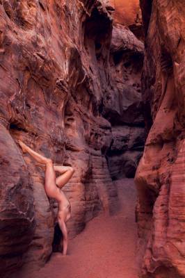 model Artemis nude modelling photo taken at Valley of fire USA taken by @amelia
