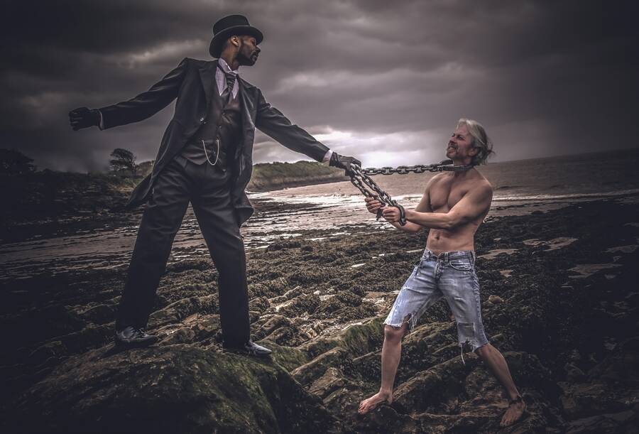 model Horace Silver theme modelling photo. by this set of images we wanted to show the inhumanity of slavery in a provoking way that039s why we reversed the roles  the black man is the slave trader and the white man is the slave what if the roles had really be