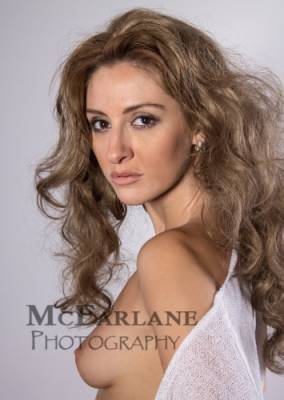 photographer mcfotouk glamour modelling photo taken at Fine and DanDee studio with Cheryl Elizabeth