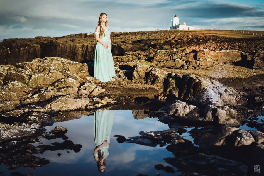 photographer rimosky editorial modelling photo taken at Shetland