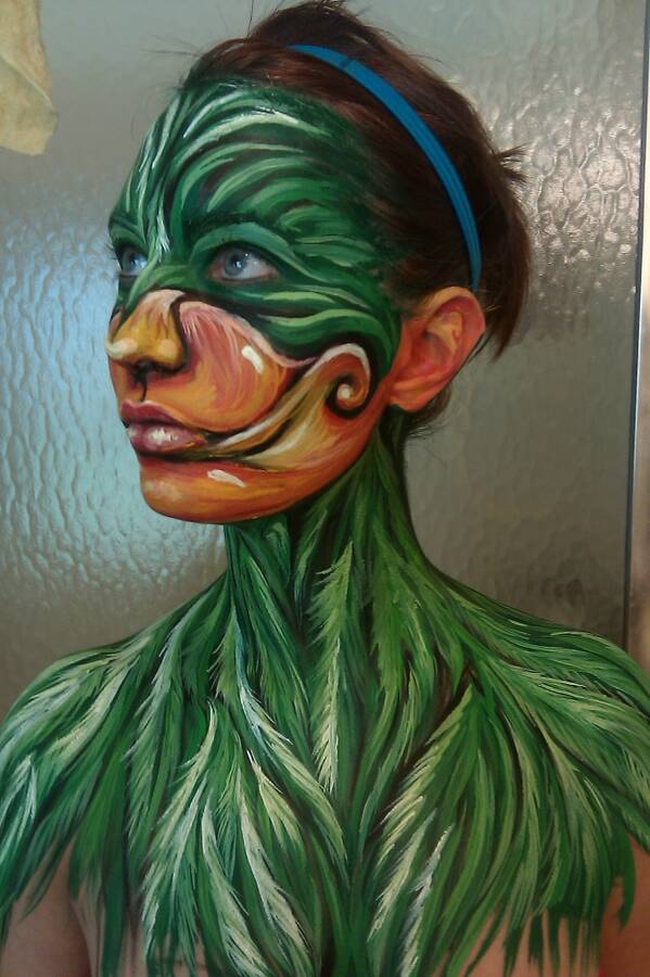 body painter crumpeffect cosplay modelling photo