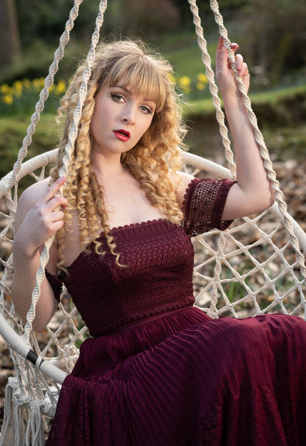 photographer Happy Chappie portrait modelling photo taken at @farforeststudio with Miss Rosie Lea