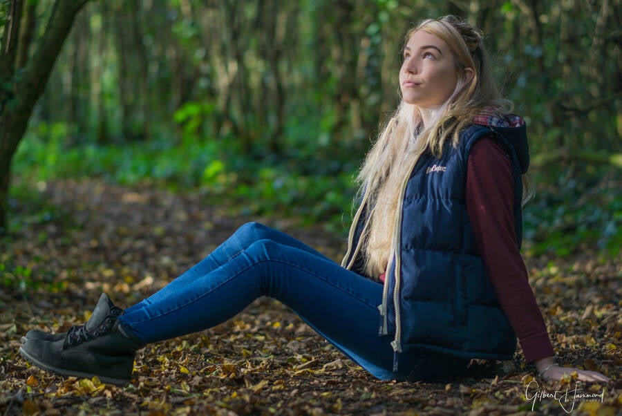 photographer Gilbert Hammond Photography fashion modelling photo. little wolf      camera sony a6000      lens sony 85mm f18      lighting led flash  rotolight neo 2.