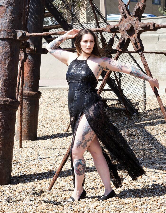 photographer Stenning alternativefashion modelling photo with KrystalJ