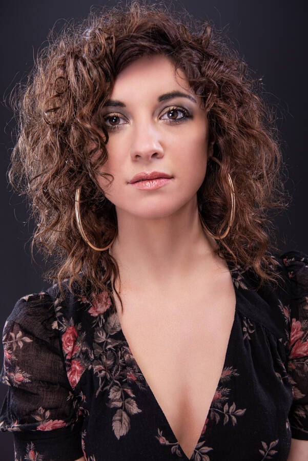 photographer MartinCPhotos headshot modelling photo taken at Home Studio Ealing with Fleur