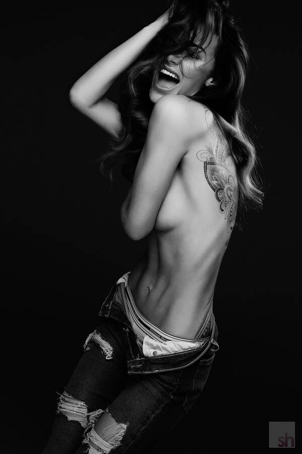 studio Saracen House Studio fashion modelling photo with @tlk2tanya taken by @Saracen+House+Studio