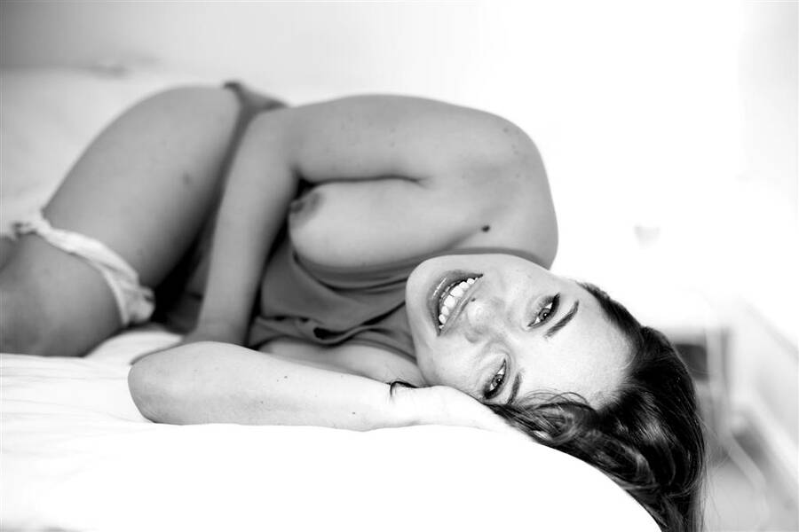 model OlgaCabaeva topless modelling photo taken at Norh London taken by @dbat32