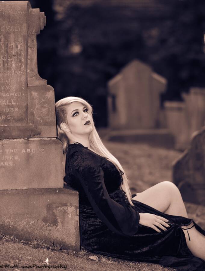 photographer mattlunnphotography gothic modelling photo with Kirstea