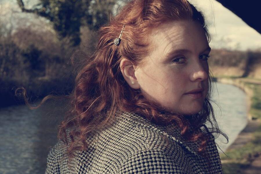 model Pure Warrior Maiden on the canal modelling photo taken by @ABW_Studio. this image was taken by the coventry canal in nuneaton  it was for a project about what it is like to live on a narrow boat.