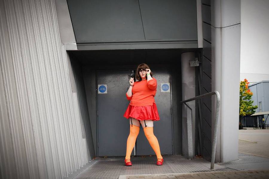 model Lala Lulu cosplay modelling photo taken at Glasgow SECC