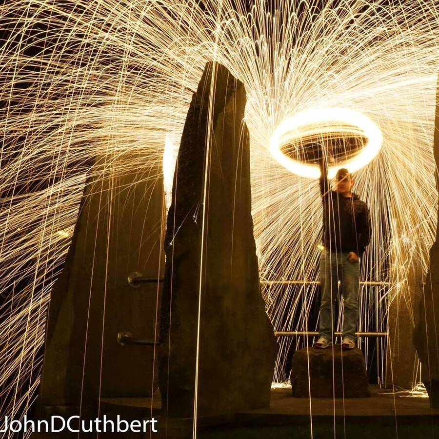 photographer JohnDCuthbert theme modelling photo taken at Perth with @JohnDCuthbert. messing around with steel wool.