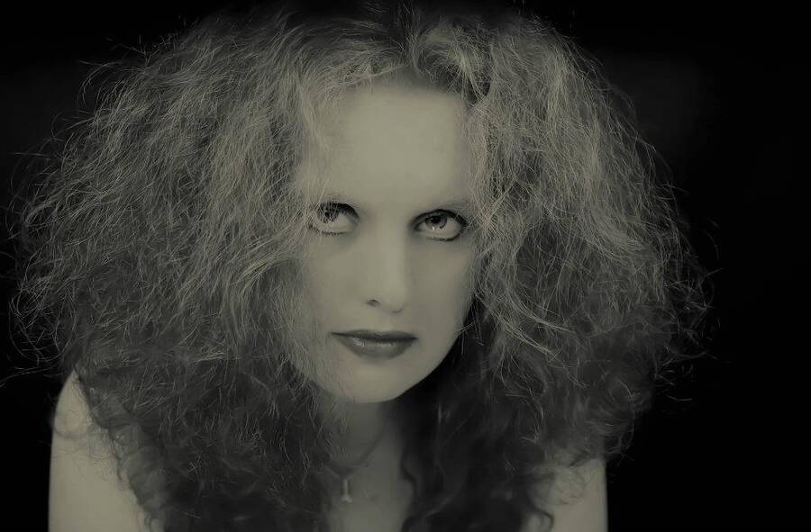 model Pure Warrior Maiden portrait modelling photo taken by Aneta Warlikowski Studio.