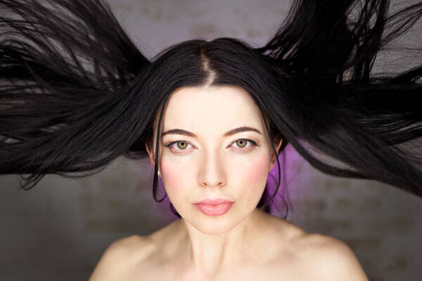 photographer Mark D Houlton headshot modelling photo. good hair day.