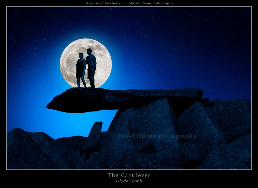 photographer Dave E uncategorized modelling photo. top of glyder fach  snowdonia.