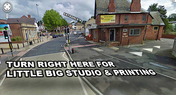 studio LittleBig Studios studio modelling photo taken at @LittleBig+Studios. street view  where to turn in.