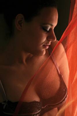 photographer BillB lingerie modelling photo with Miss v. thenorthern light gives this such a warm feeling.
