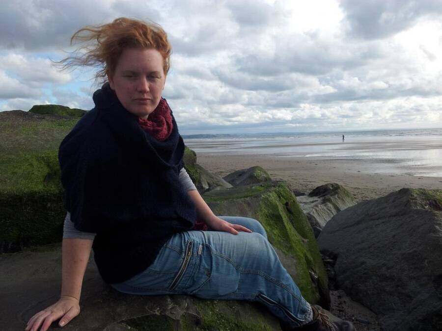 model Pure Warrior Maiden non modeling modelling photo taken by @Stephanos_Baecere . this was taken in waleson a day trip      the effect was to try and catch the wind direction that was blowing on from the coast.