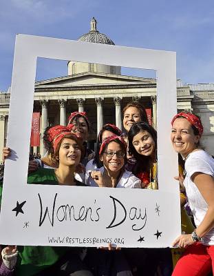 photographer MarcinLibera published modelling photo. womans day in london 2015.