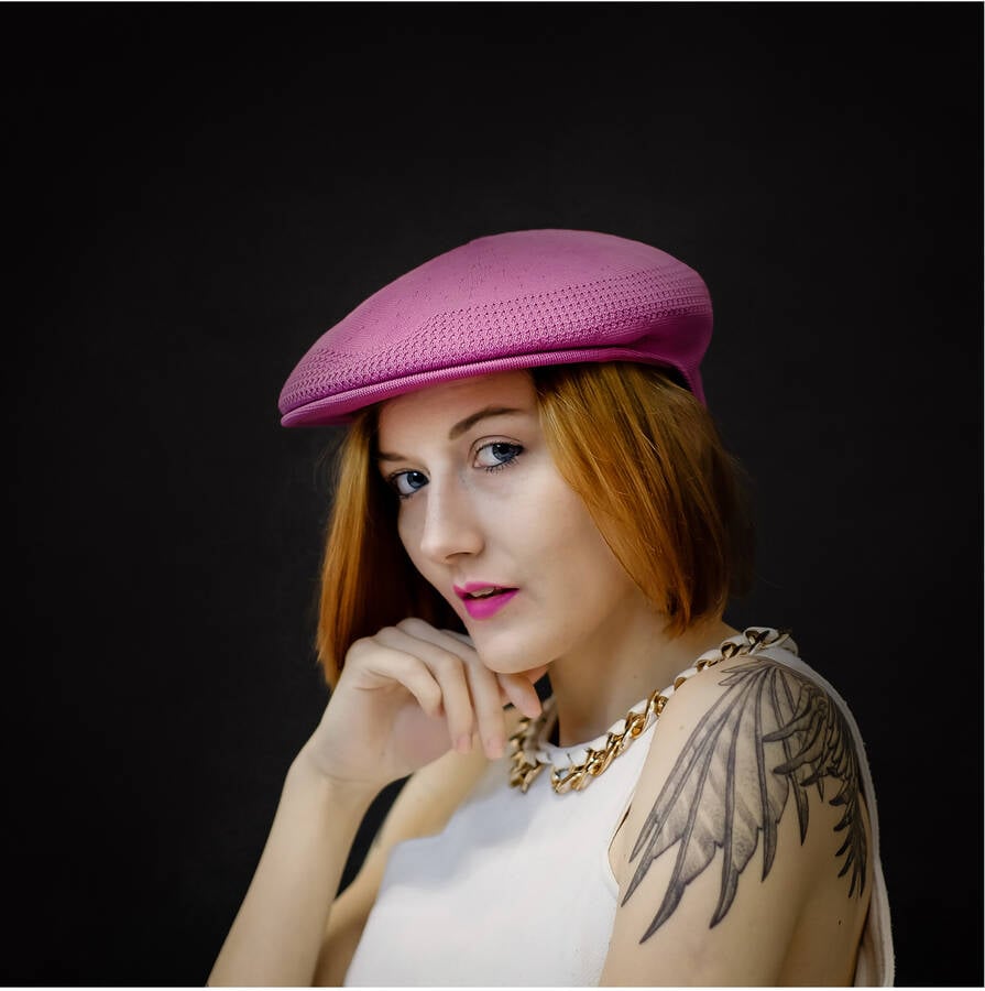 photographer Simon64 fashion modelling photo. the pink hat  again.