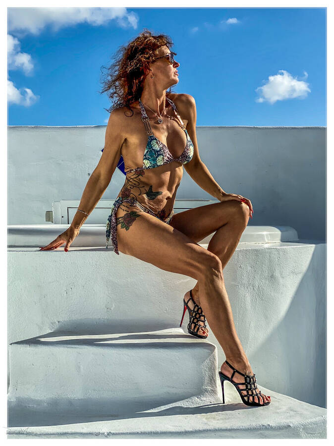 model AliBrooks swimwear modelling photo taken at Bahiazul Villa taken by @RHMPhotographic