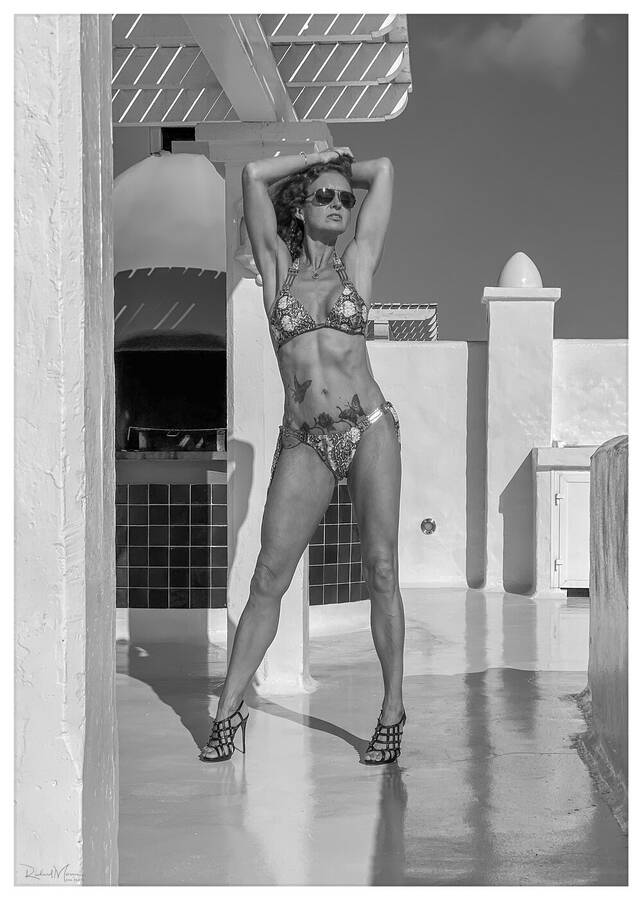 model AliBrooks swimwear modelling photo taken at Bahiazul Villa taken by @RHMPhotographic