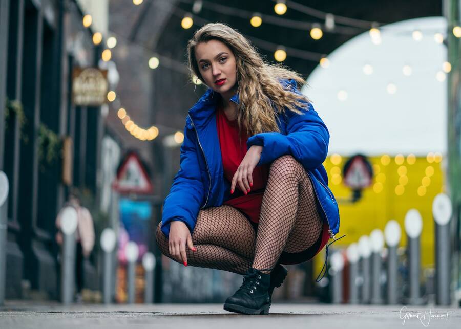 photographer Gilbert Hammond Photography fashion modelling photo. georgia allard  on the streets of birmingham.