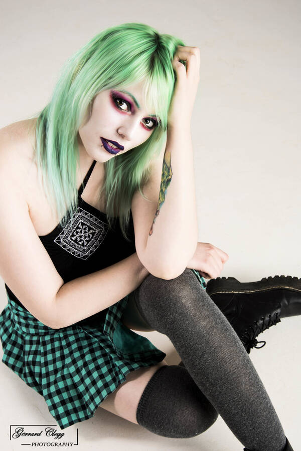 photographer InnerGlow of Morecambe portrait modelling photo taken at Fusion Photographic Studio with Sasha Oxide