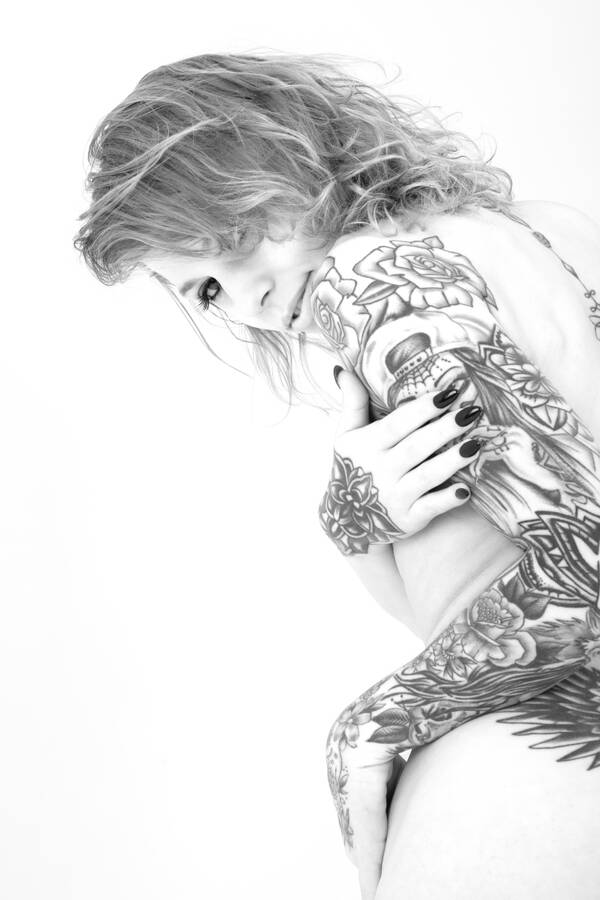 studio ImageCreators implied nude modelling photo taken at @ImageCreators with Shauni taken by @ImageCreators