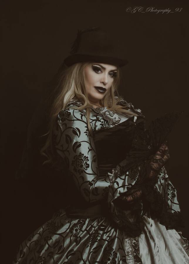 photographer GC Photography 93 gothic modelling photo taken at Studio Three Zero with Amber Lily