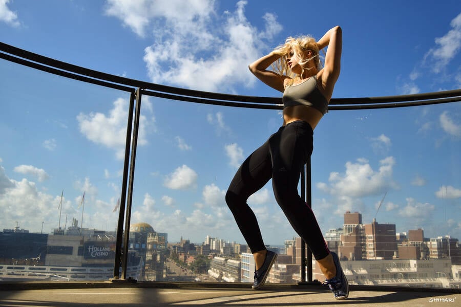 model KeiraLavelle fitness modelling photo taken by Shihari Art